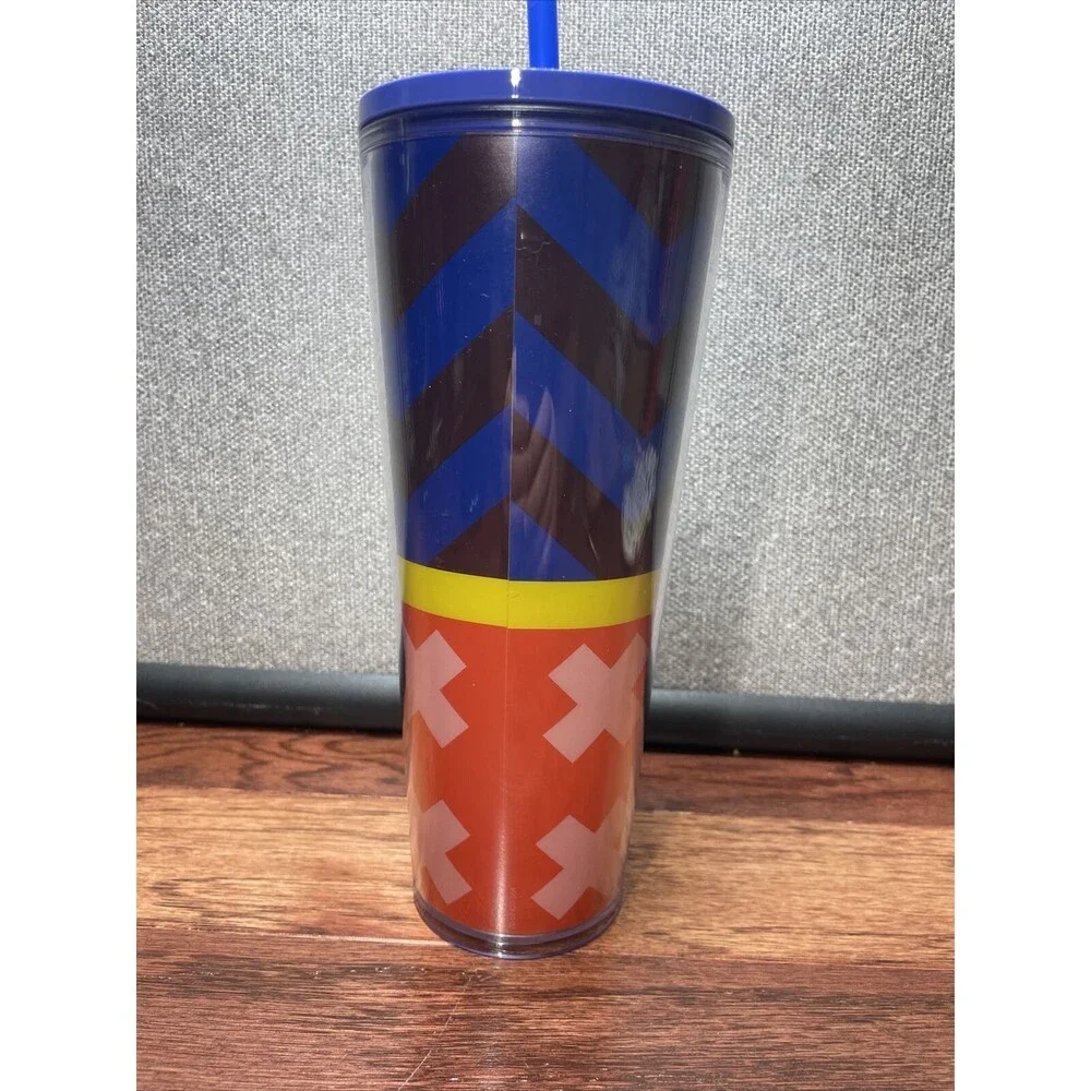 2021 STARBUCKS 24 Oz. Acrylic Cold Cup Tumbler with Lid and Straw